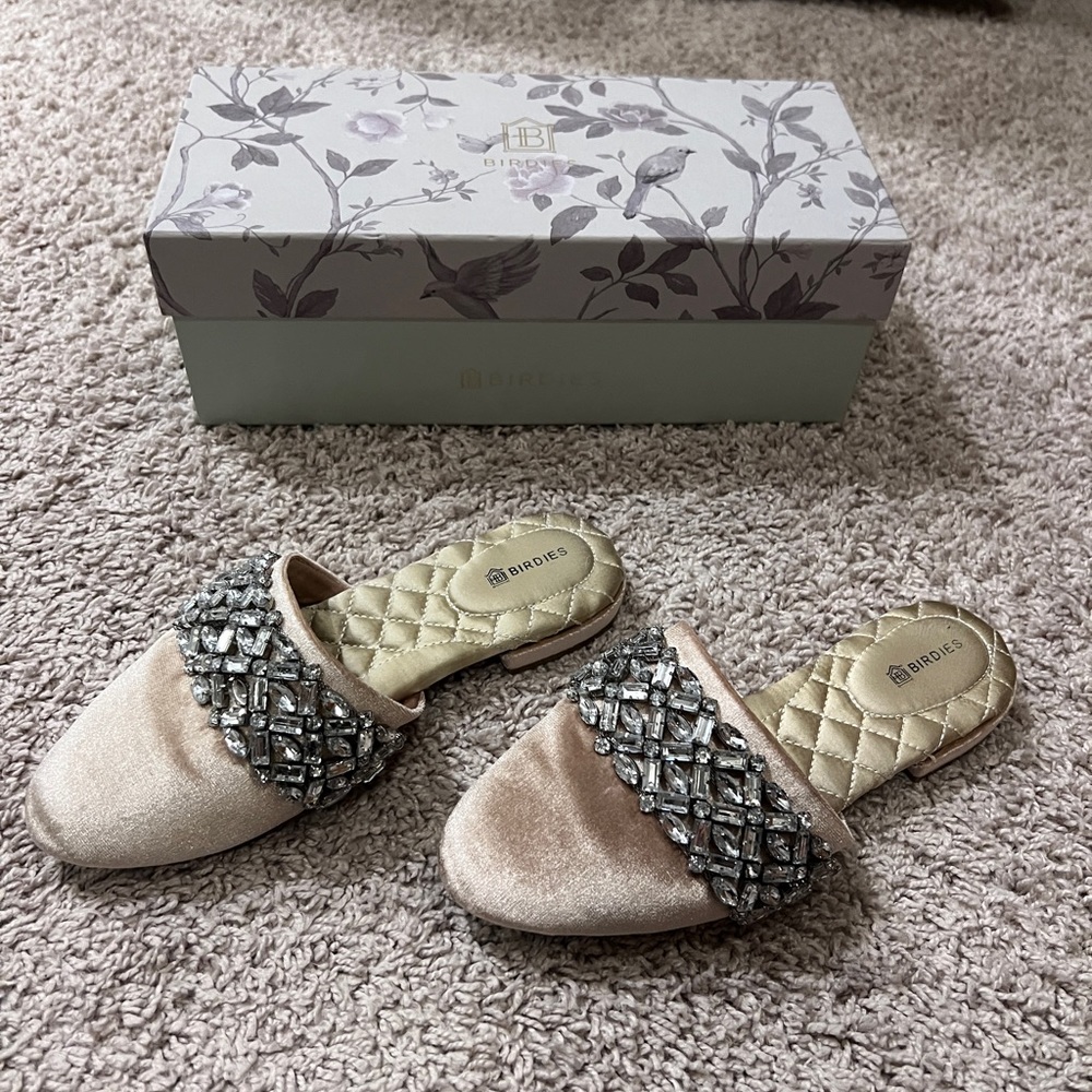 Birdies The Songbird Crystal Slippers size 5